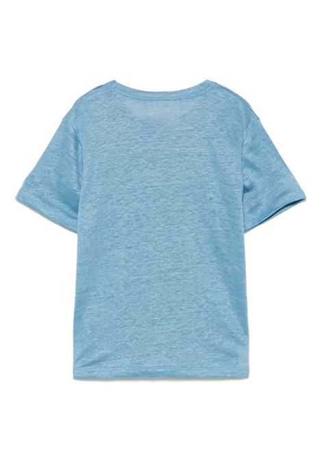 T-shirt in lino SAINT BARTH | ALE0002 ALEX N00110H 33 DUSTY BLUE